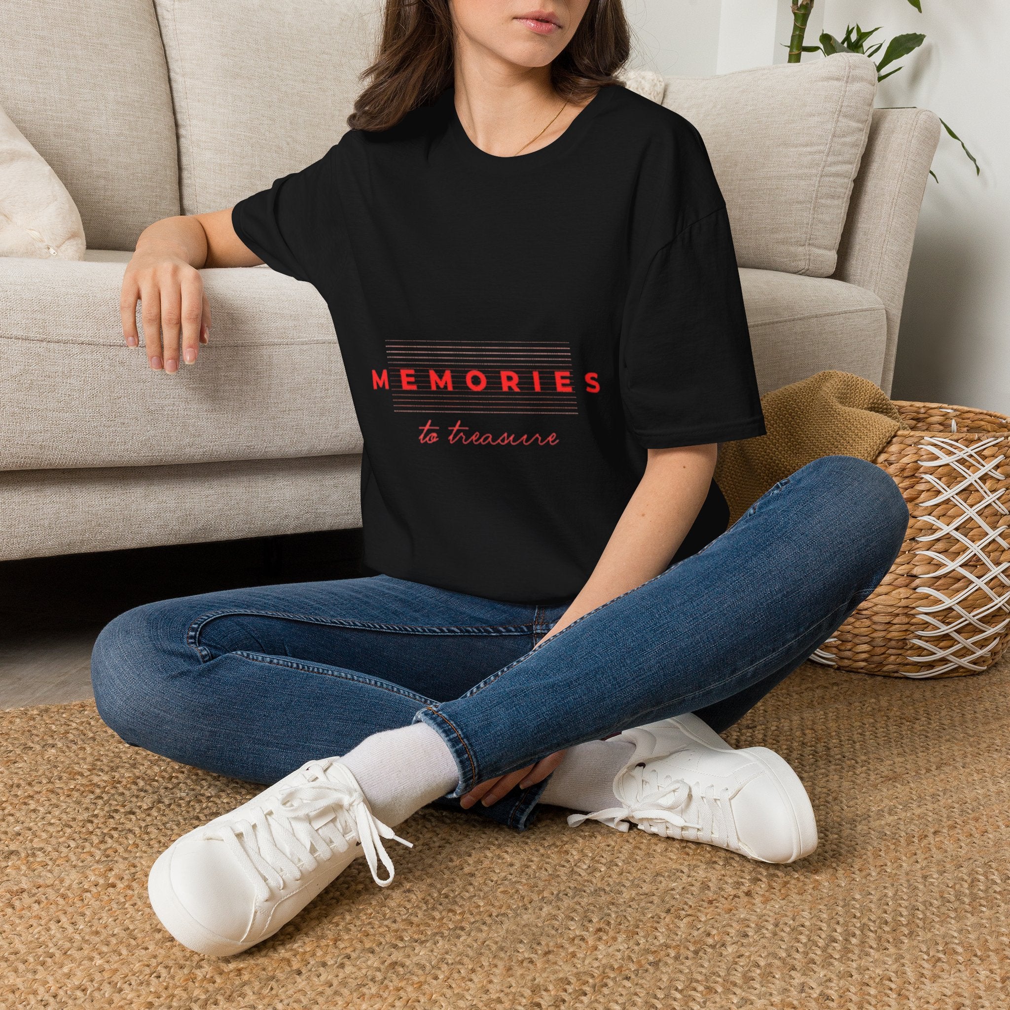 Memories Tee — "Memories to Treasure" Minimalist Casual T-Shirt