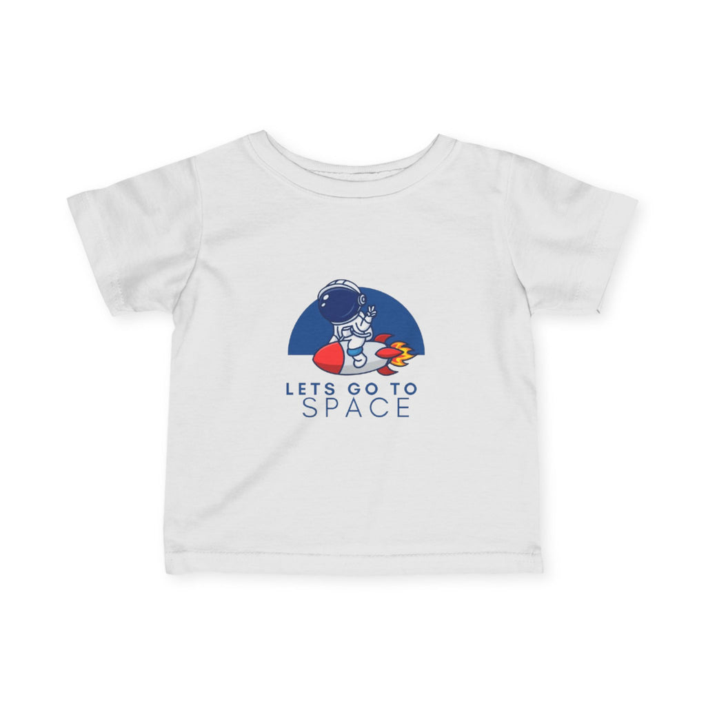 Infant Tee - "Let's Go to Space" Astronaut Baby Shirt