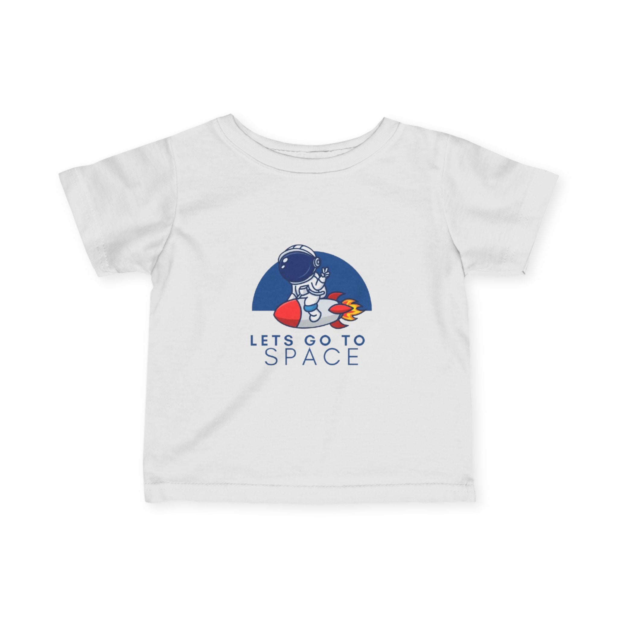 Infant Tee - "Let's Go to Space" Astronaut Baby Shirt