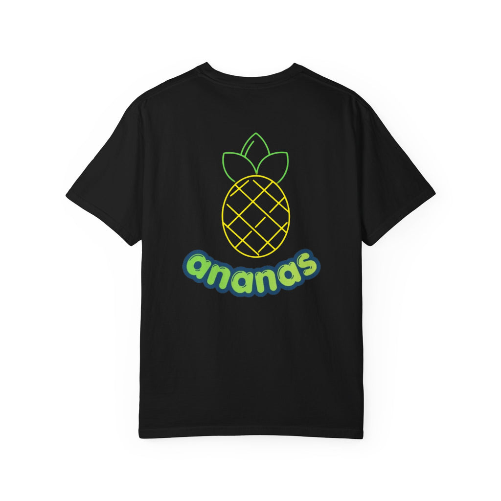 Pineapple 'ananas' Graphic T-Shirt — Tropical Retro Fruit Tee