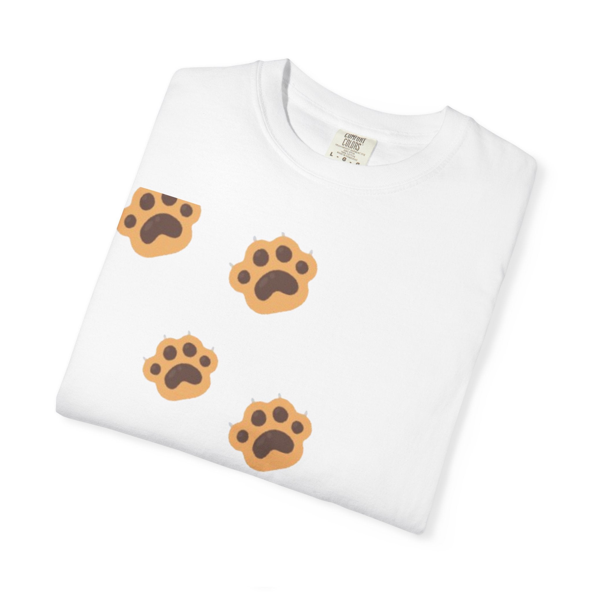 Let's Walk Paw Print T-Shirt