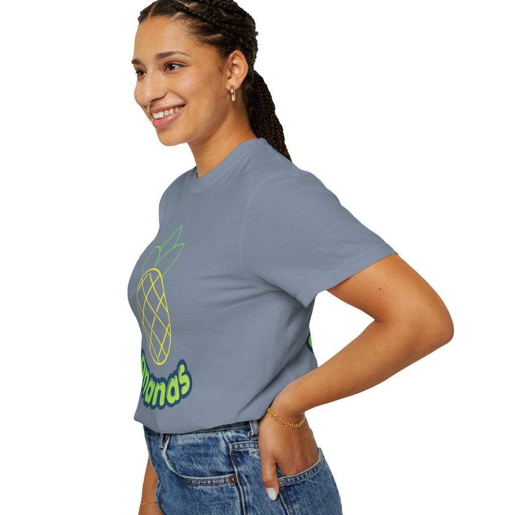 Pineapple 'ananas' Graphic T-Shirt — Tropical Retro Fruit Tee