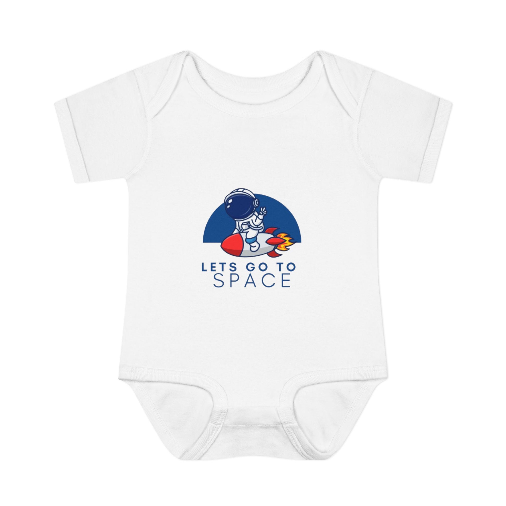 Lets Go to Space Infant Bodysuit - Cute Astronaut Baby Onesie