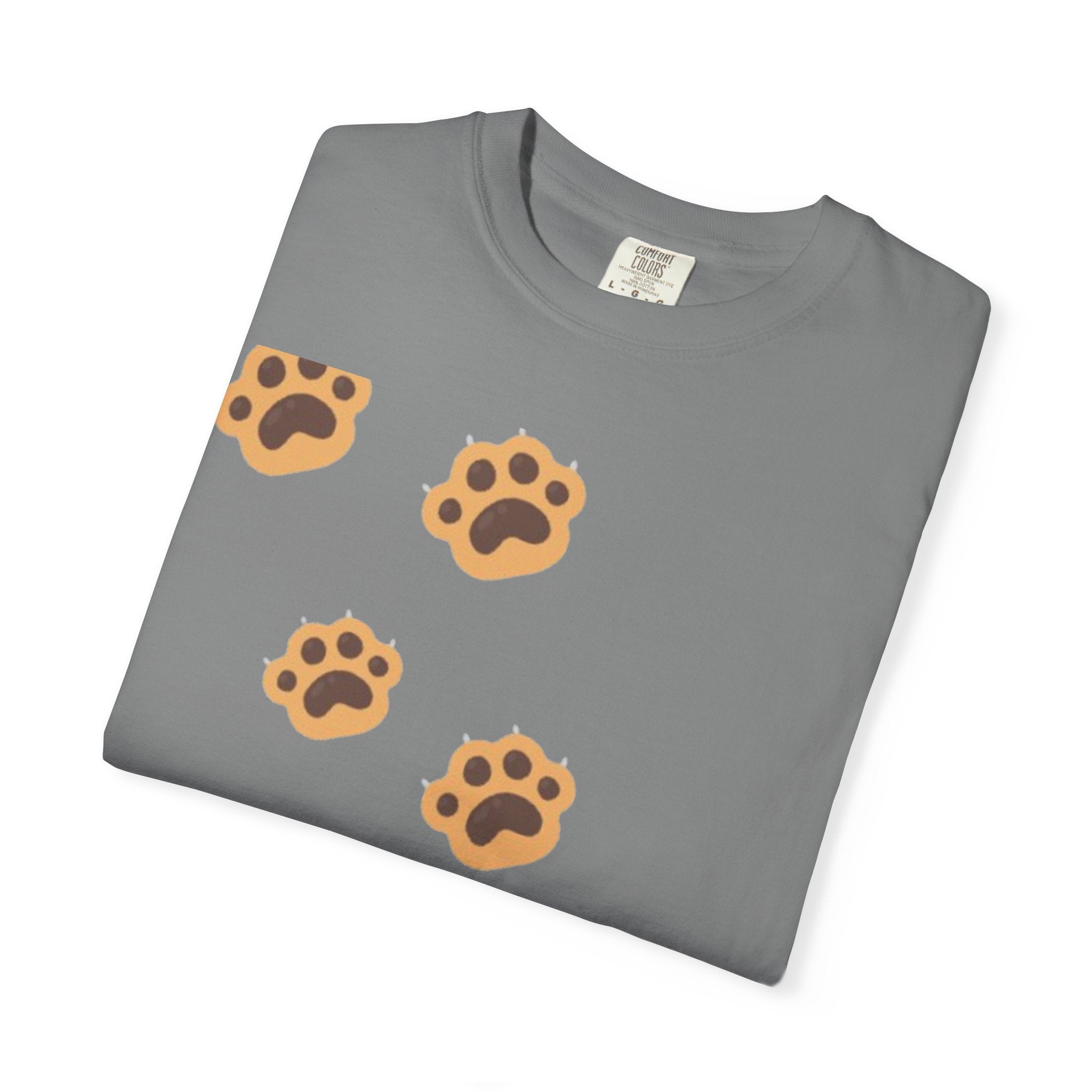Let's Walk Paw Print T-Shirt