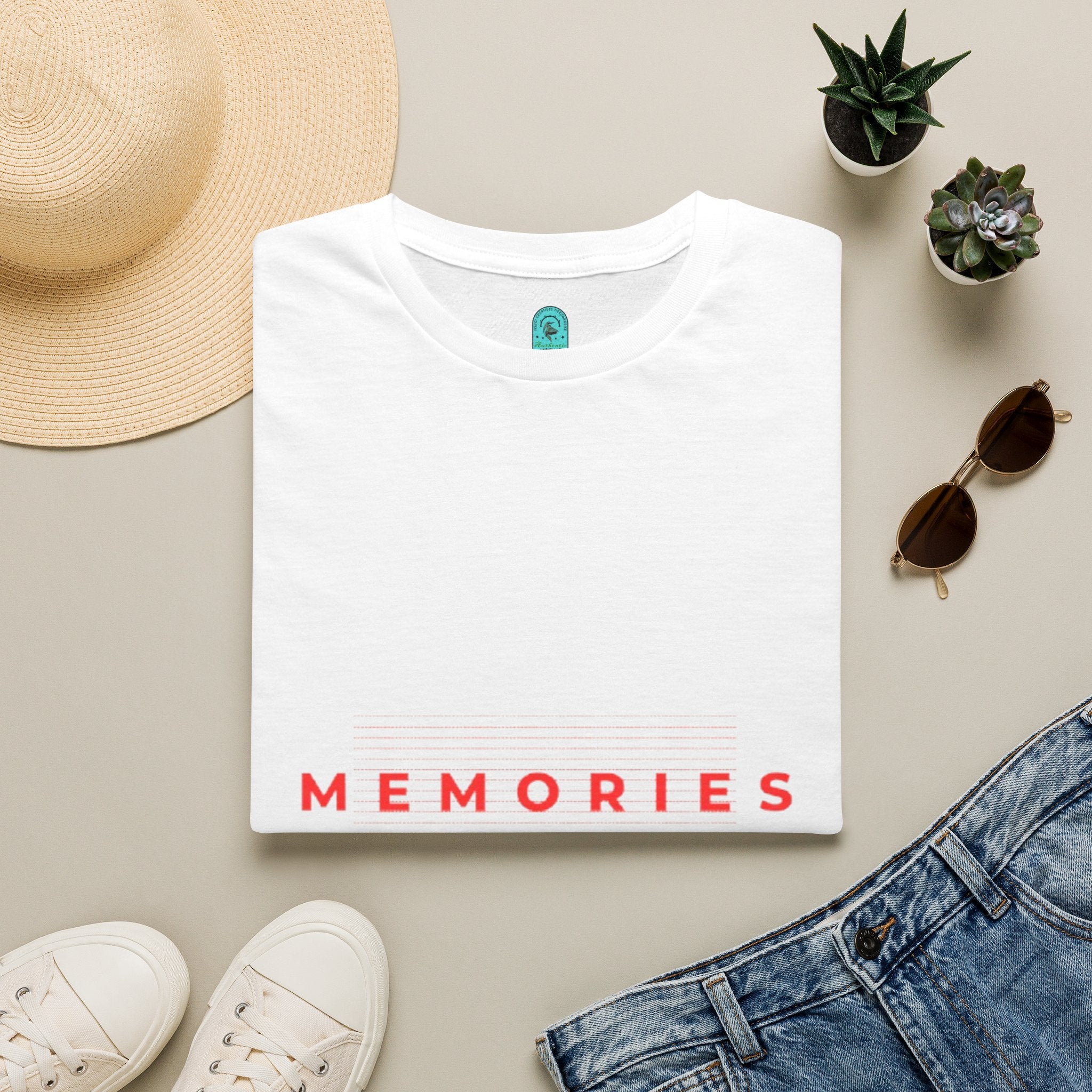 Memories Tee — "Memories to Treasure" Minimalist Casual T-Shirt