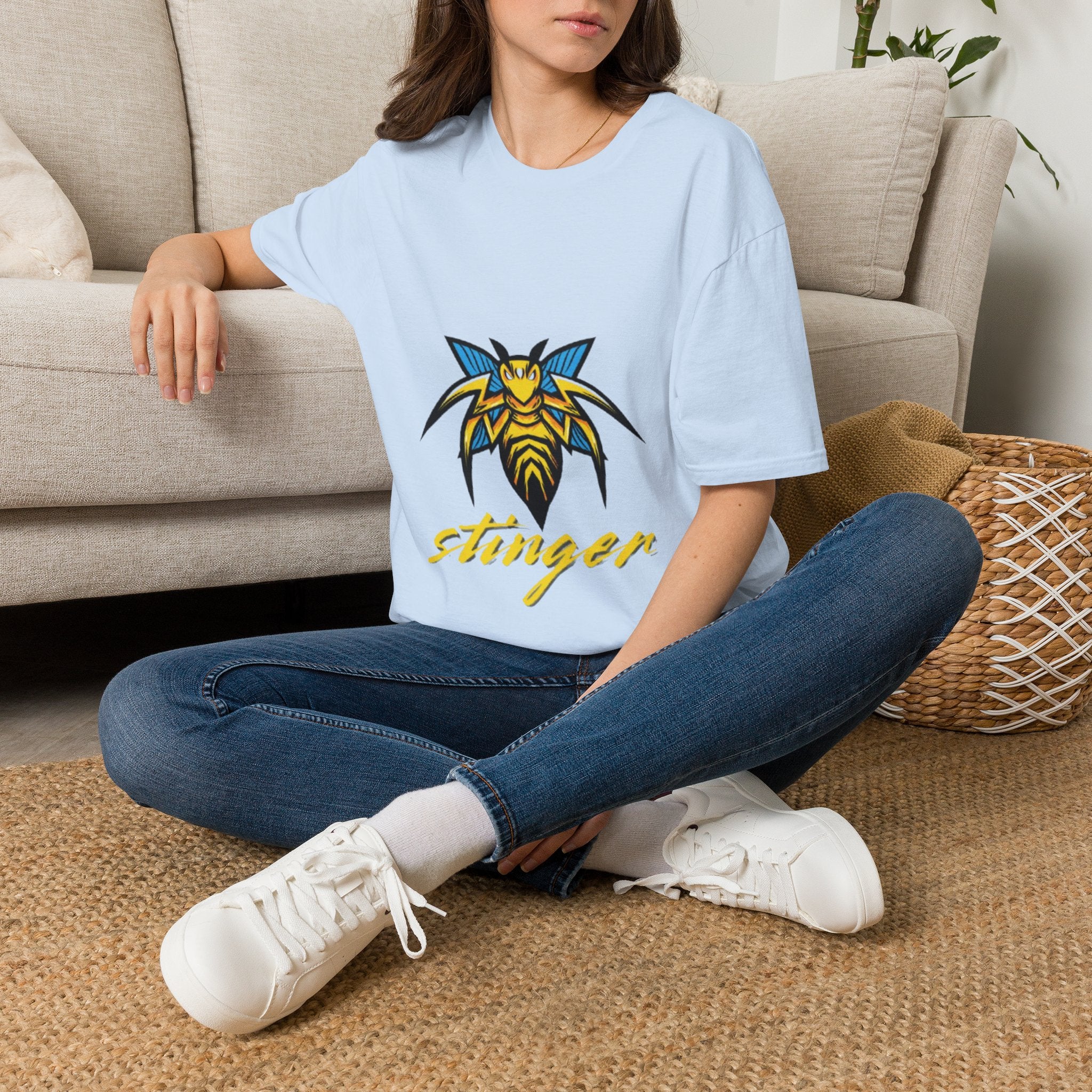 Stinger Wasp Graphic T-Shirt — Bold Bee Logo Tee