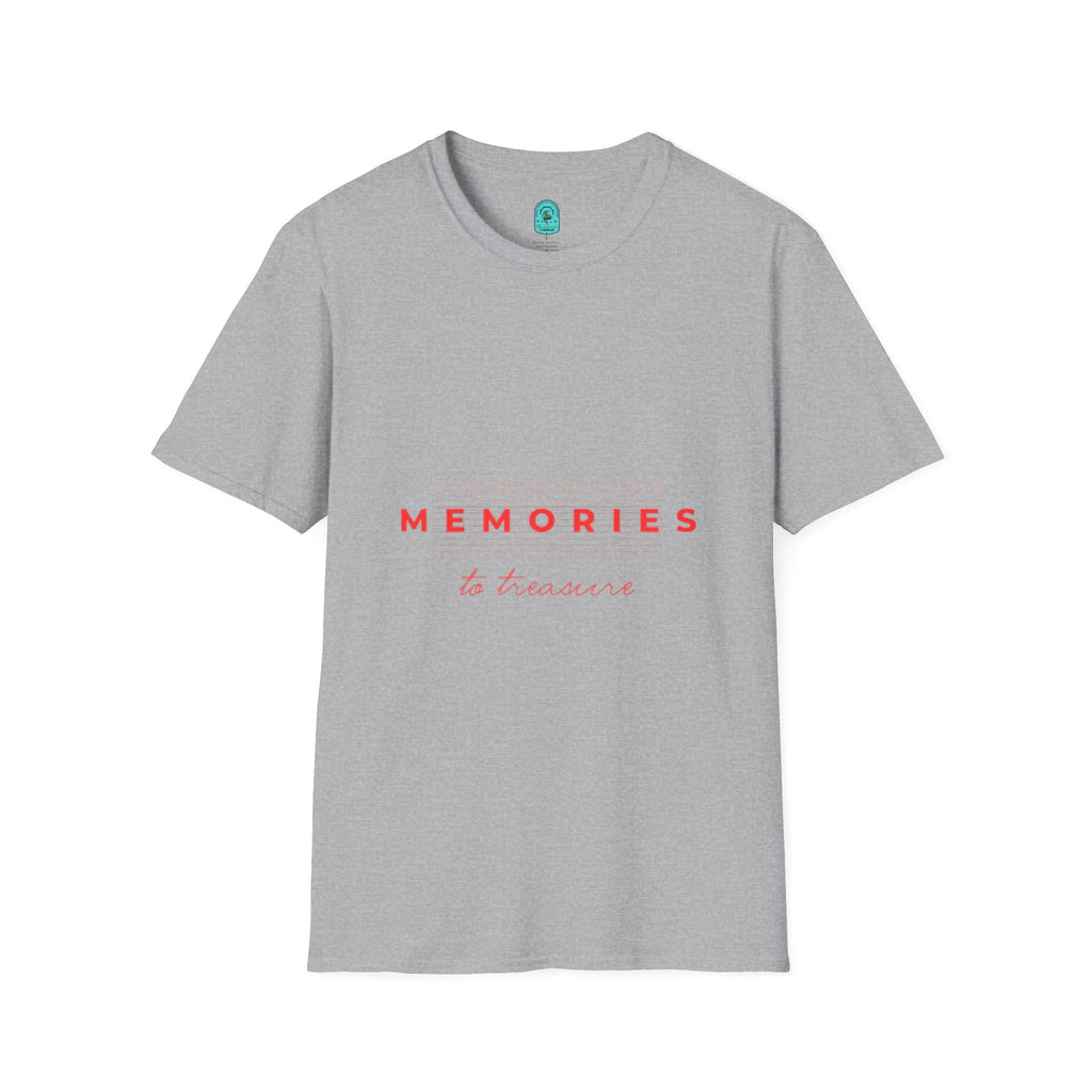 Memories Tee — "Memories to Treasure" Minimalist Casual T-Shirt