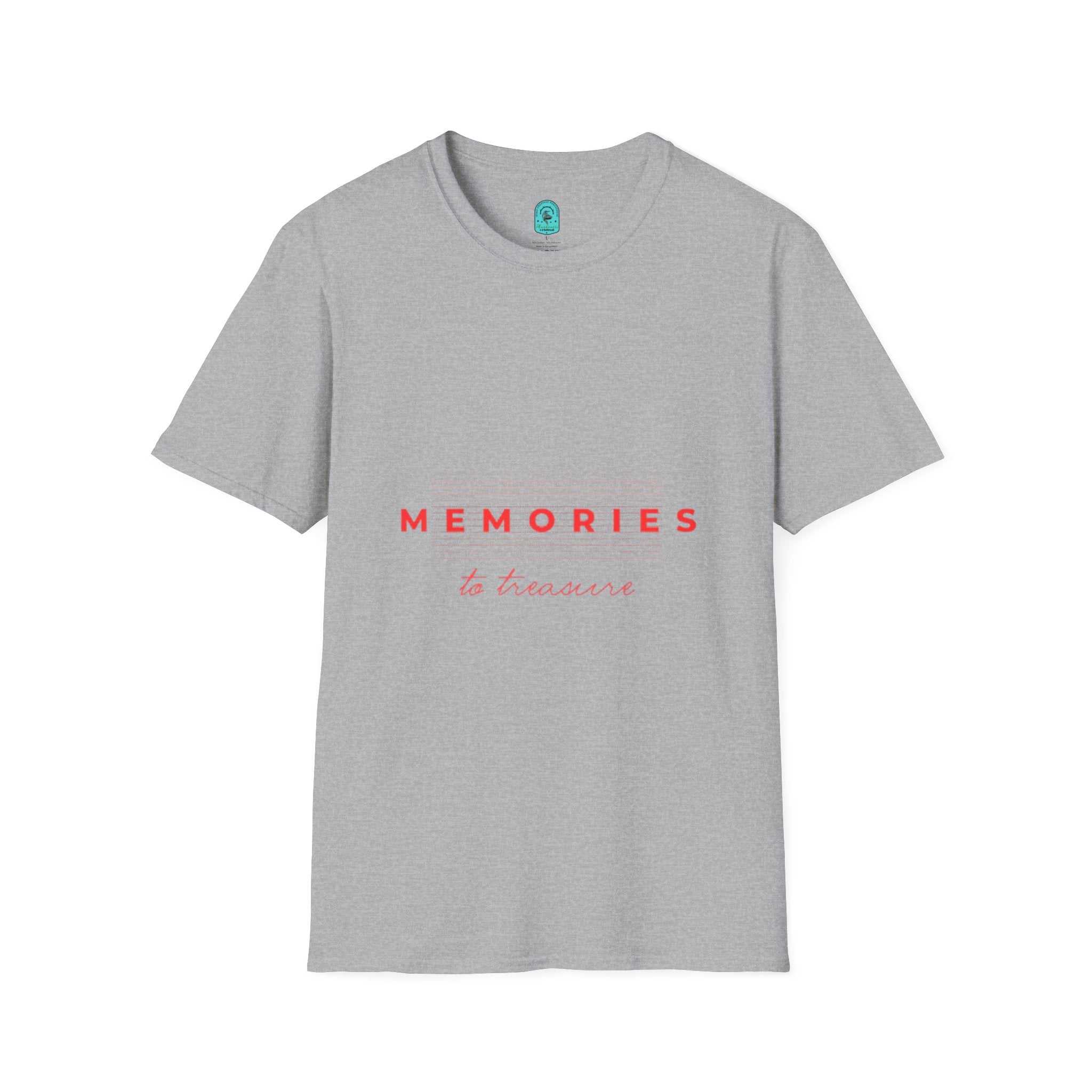 Memories Tee — "Memories to Treasure" Minimalist Casual T-Shirt