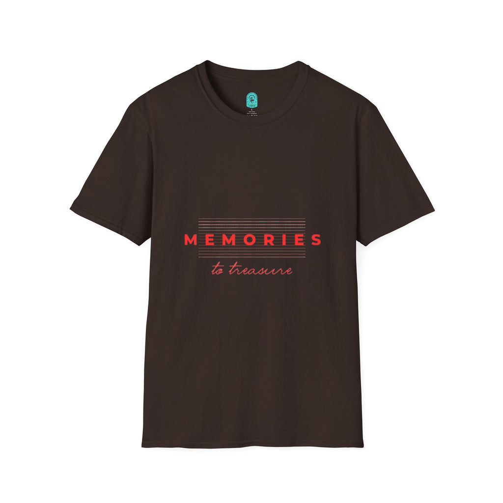 Memories Tee — "Memories to Treasure" Minimalist Casual T-Shirt