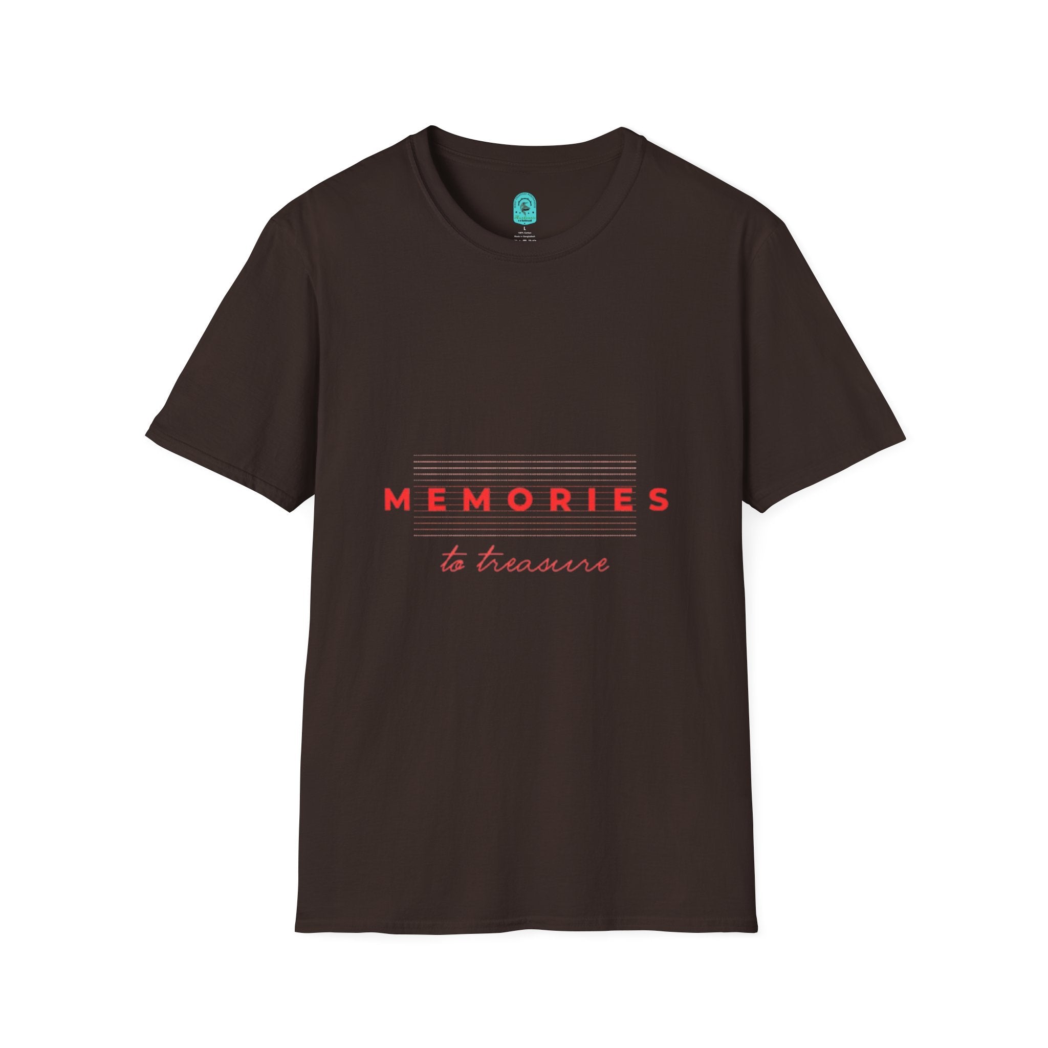 Memories Tee — "Memories to Treasure" Minimalist Casual T-Shirt