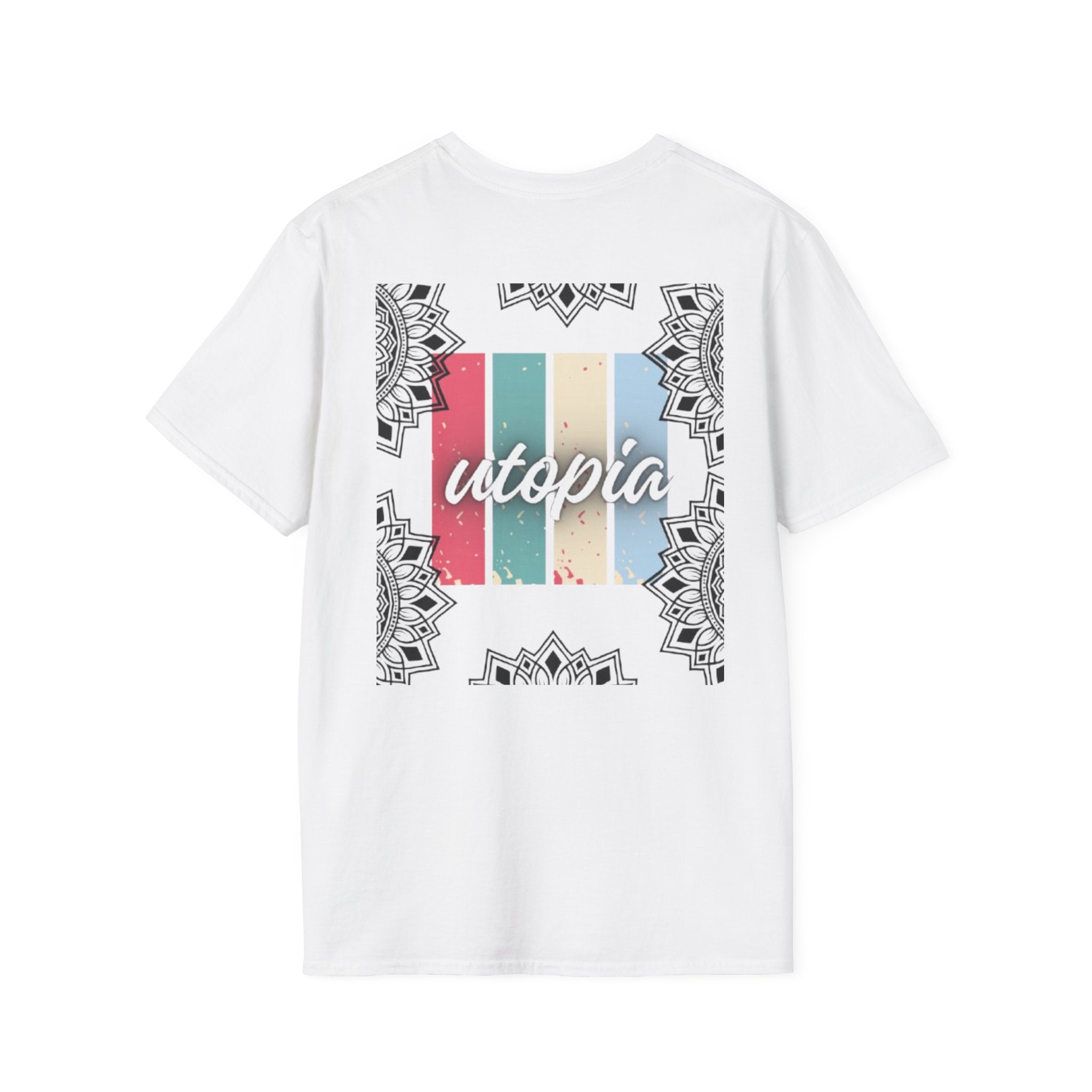 Utopia Retro Stripe Mandala T-Shirt