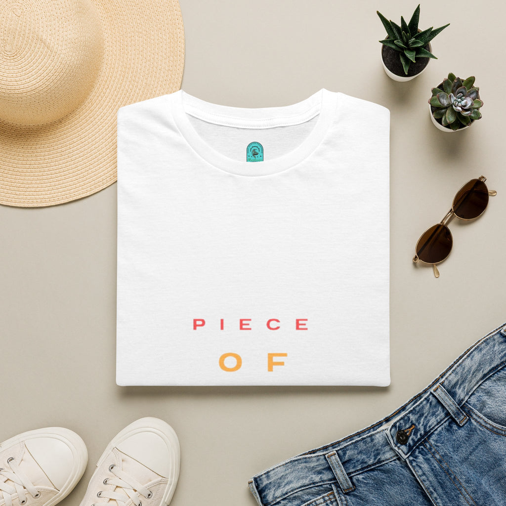 Piece of Cake T‑Shirt – Minimal Pastel Graphic Tee