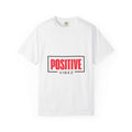 Positive Vibez T-Shirt — Bold Red Graphic Tee for Motivational Streetwear