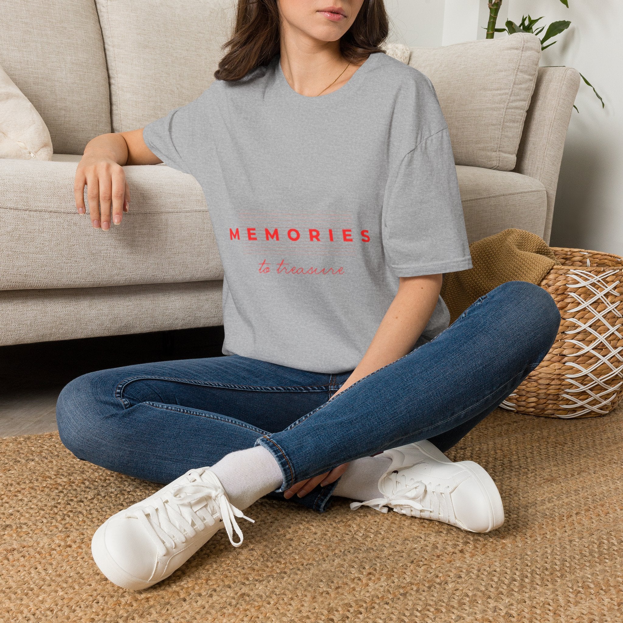 Memories Tee — "Memories to Treasure" Minimalist Casual T-Shirt