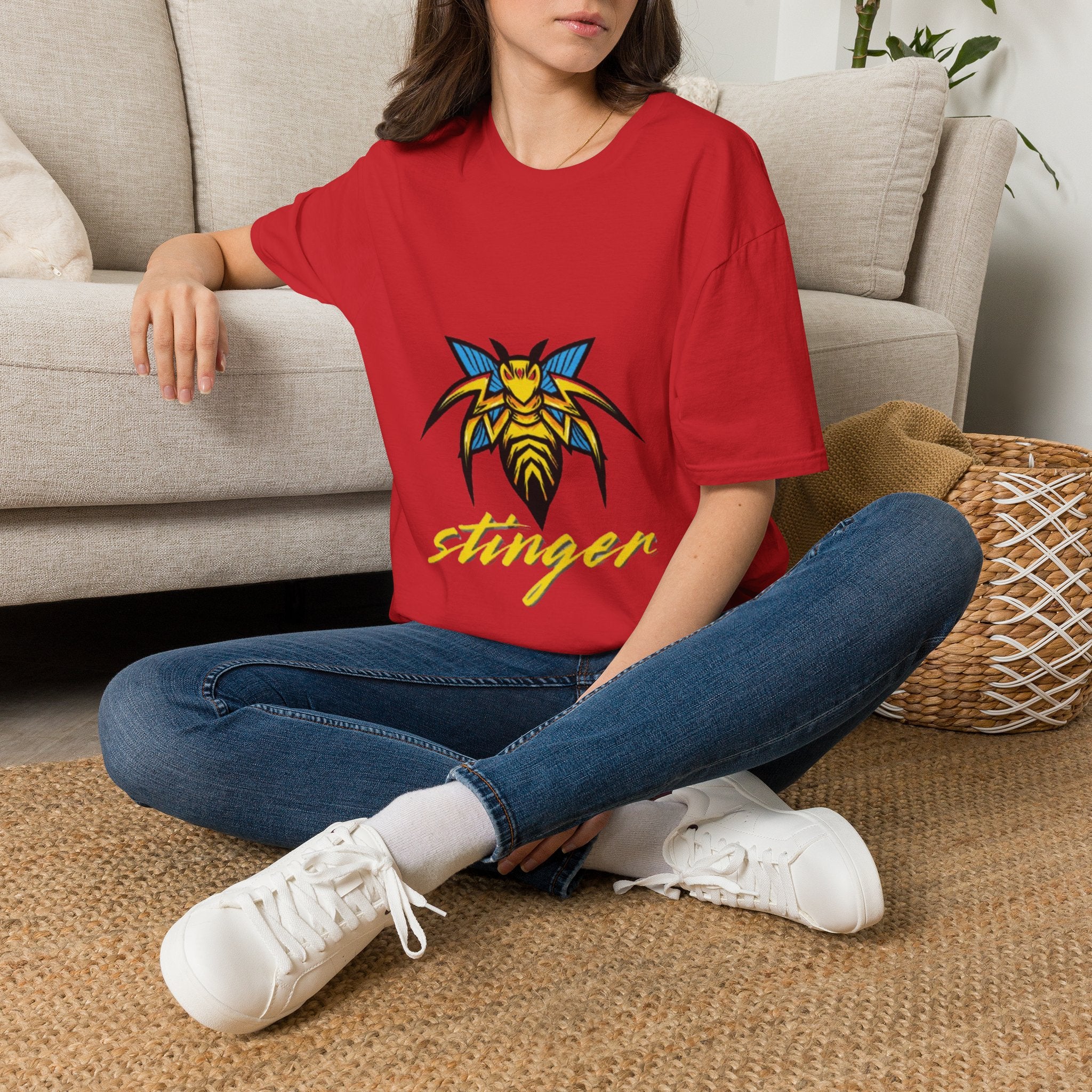Stinger Wasp Graphic T-Shirt — Bold Bee Logo Tee