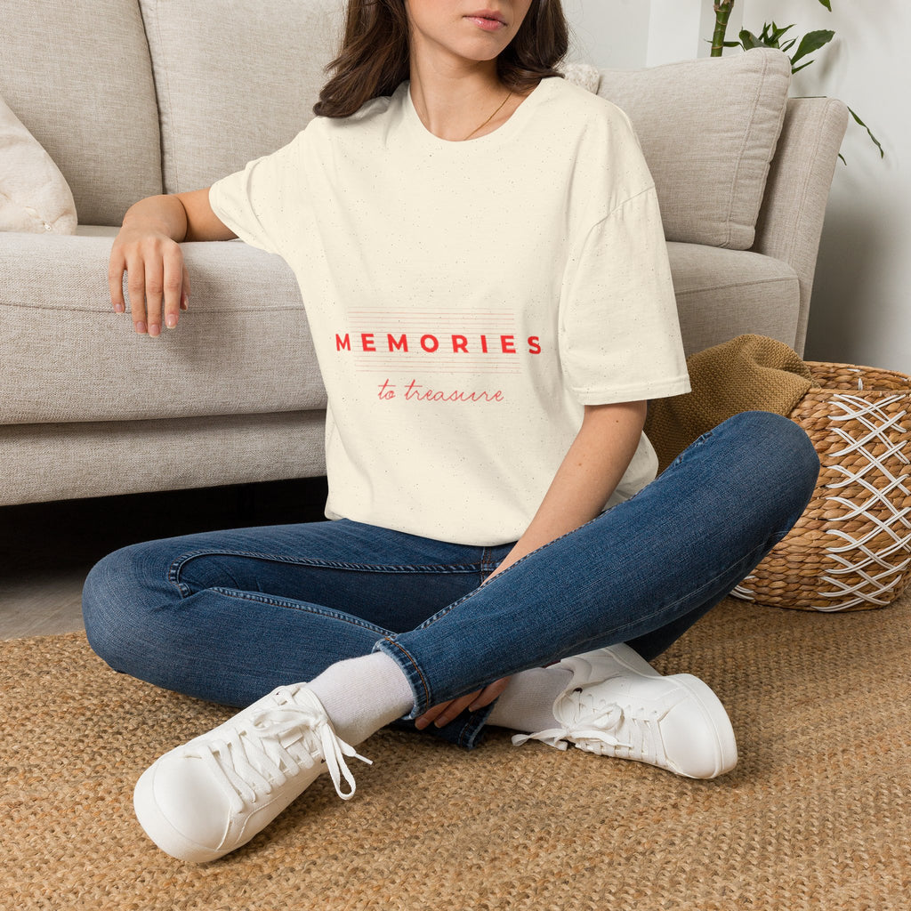 Memories Tee — "Memories to Treasure" Minimalist Casual T-Shirt