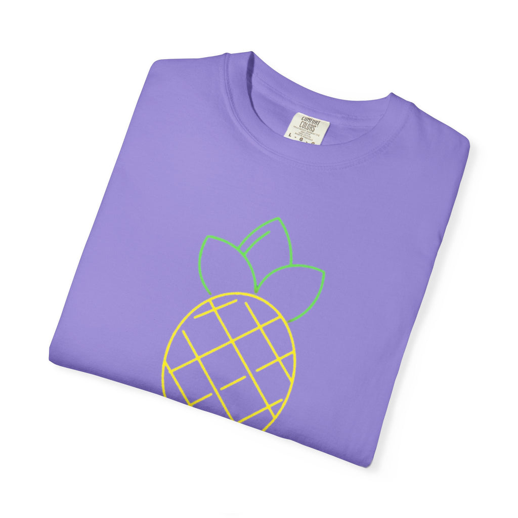 Pineapple 'ananas' Graphic T-Shirt — Tropical Retro Fruit Tee