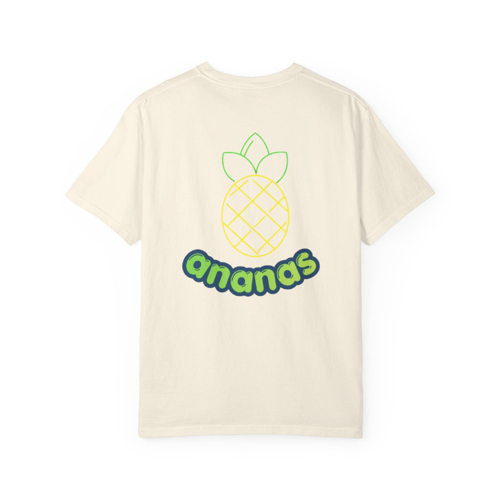 Pineapple 'ananas' Graphic T-Shirt — Tropical Retro Fruit Tee