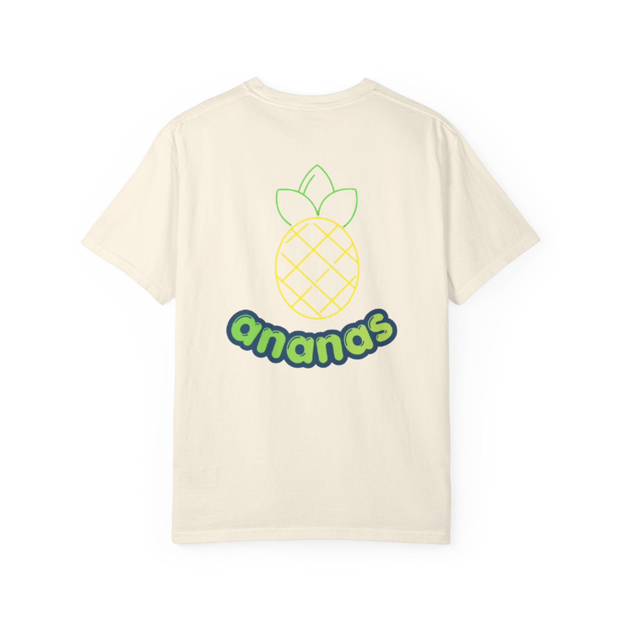 Pineapple 'ananas' Graphic T-Shirt — Tropical Retro Fruit Tee