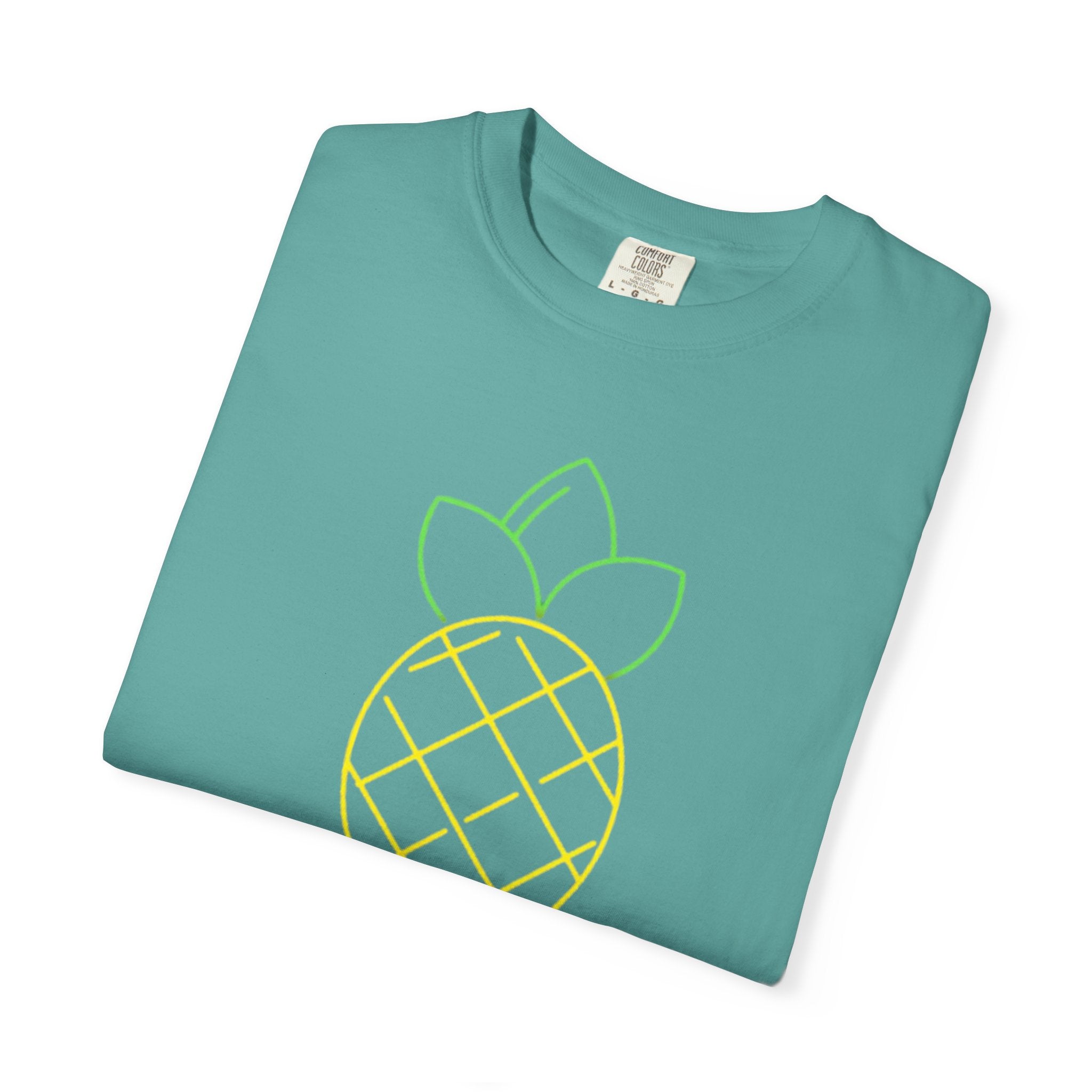 Pineapple 'ananas' Graphic T-Shirt — Tropical Retro Fruit Tee