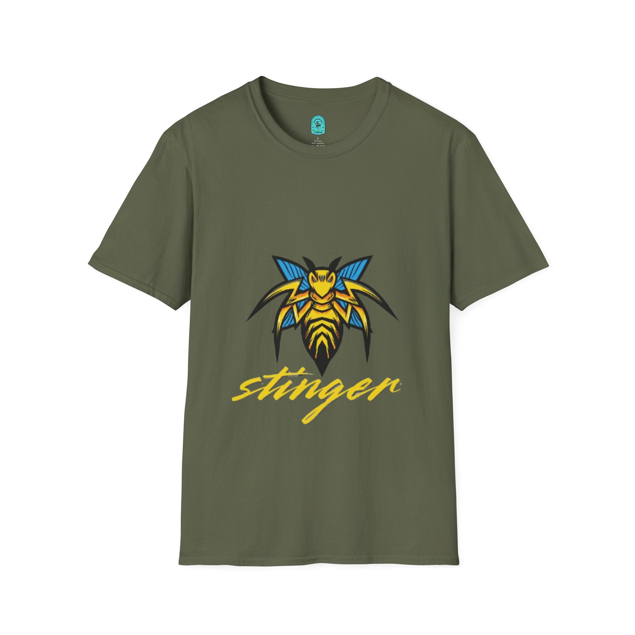Stinger Wasp Graphic T-Shirt — Bold Bee Logo Tee