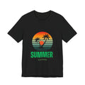 Summer Palm Tee — Retro Sunset Beach T-Shirt