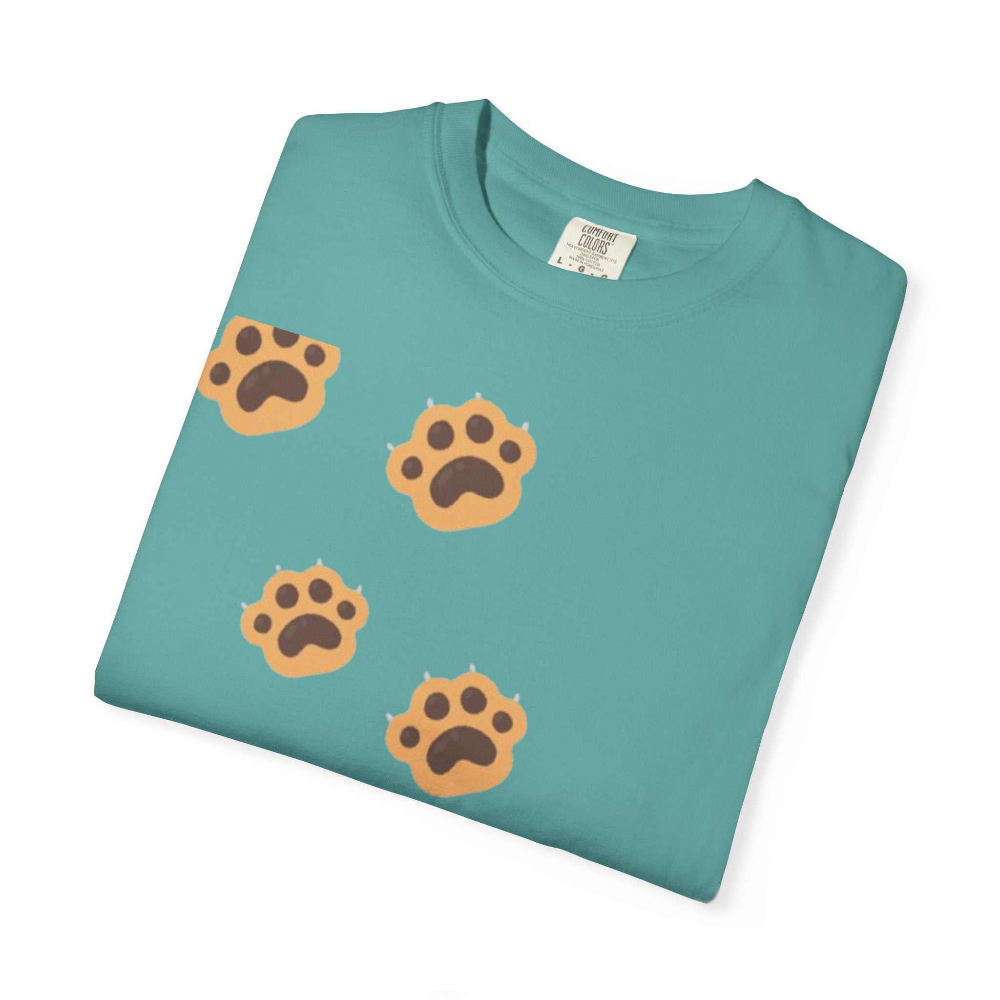 Let's Walk Paw Print T-Shirt
