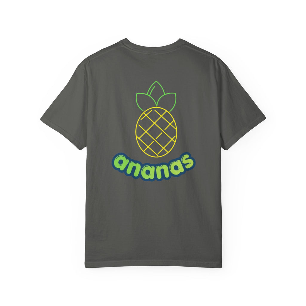 Pineapple 'ananas' Graphic T-Shirt — Tropical Retro Fruit Tee