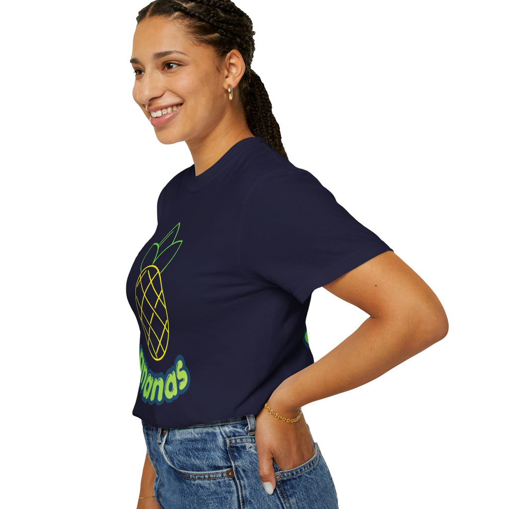 Pineapple 'ananas' Graphic T-Shirt — Tropical Retro Fruit Tee