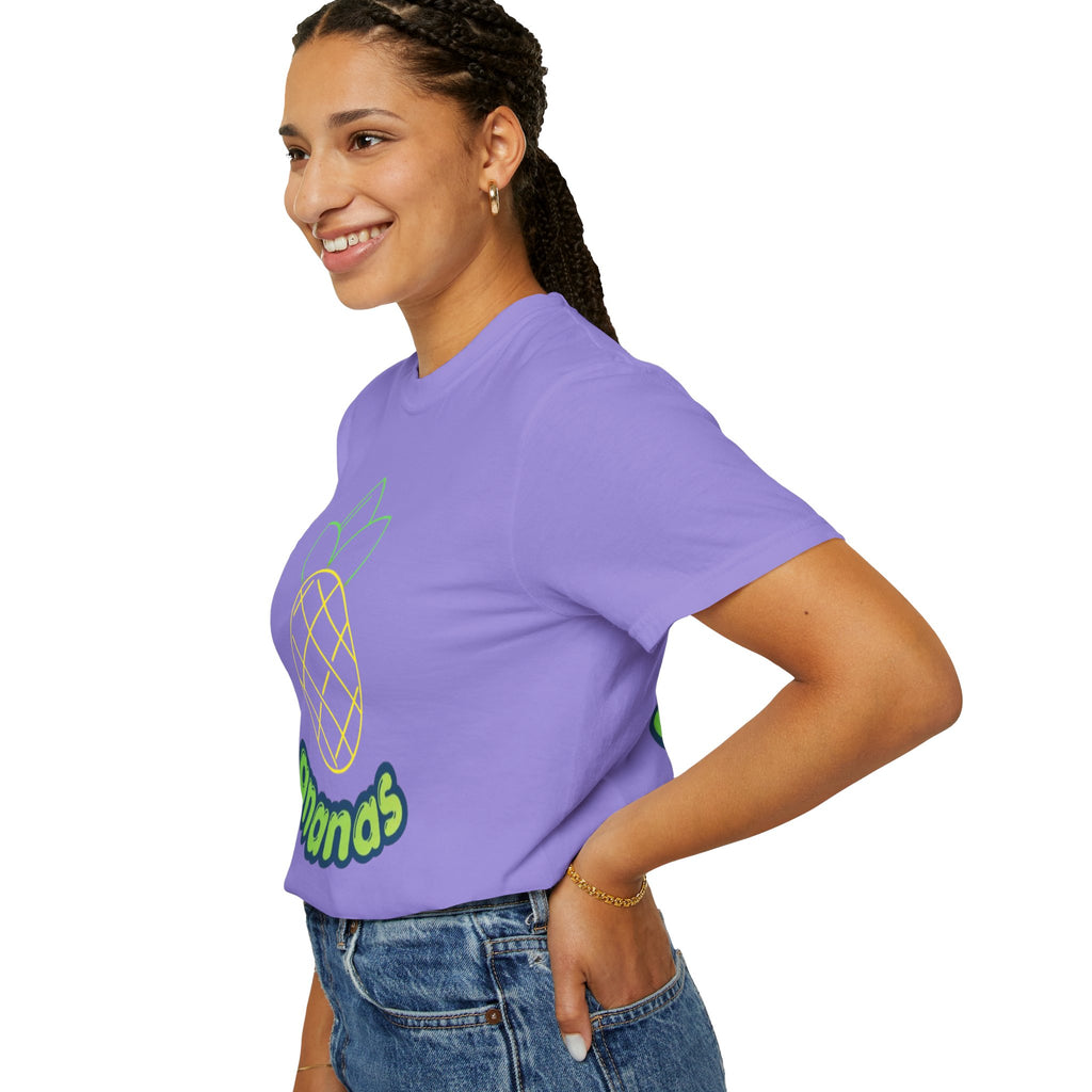 Pineapple 'ananas' Graphic T-Shirt — Tropical Retro Fruit Tee