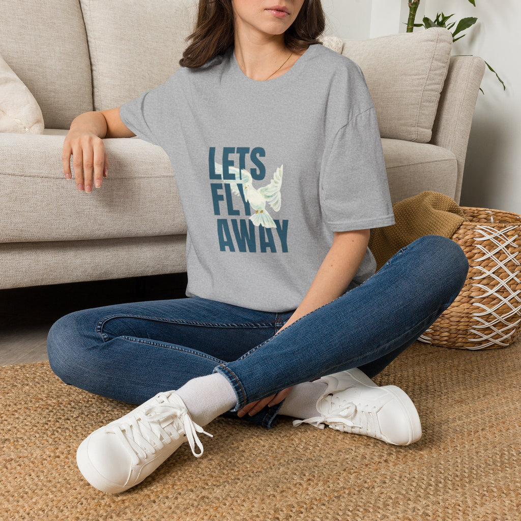 Lets Fly Away T-Shirt — Tropical Bird Travel Tee