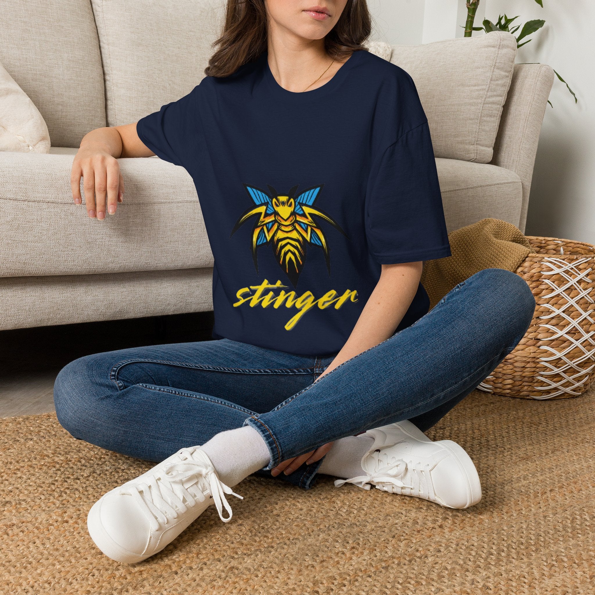 Stinger Wasp Graphic T-Shirt — Bold Bee Logo Tee