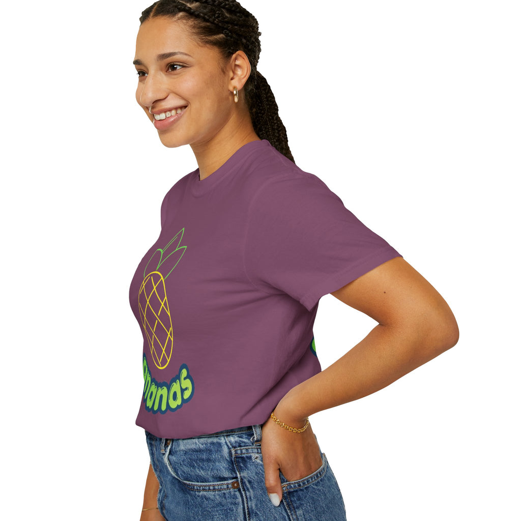 Pineapple 'ananas' Graphic T-Shirt — Tropical Retro Fruit Tee