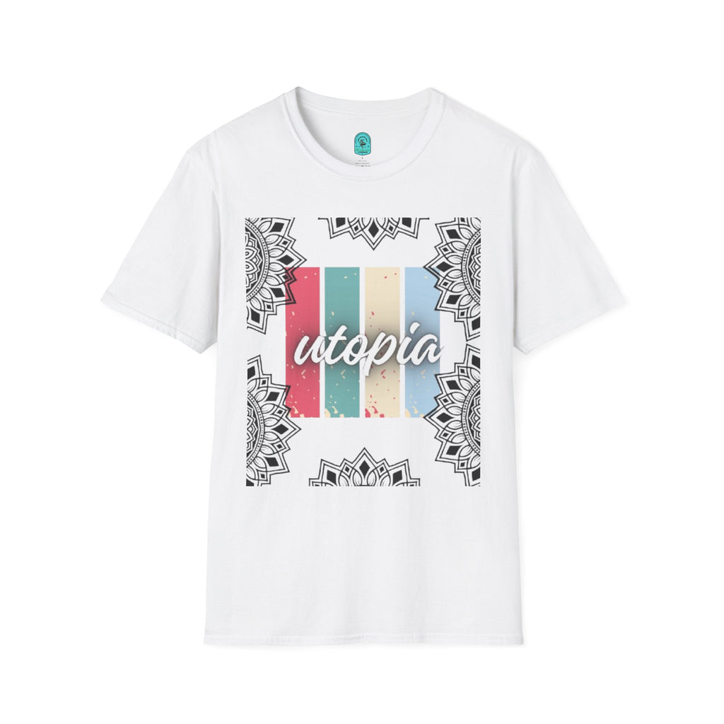 Utopia Retro Stripe Mandala T-Shirt