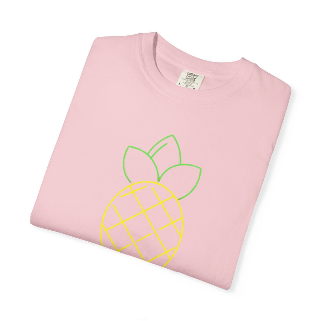 Pineapple 'ananas' Graphic T-Shirt — Tropical Retro Fruit Tee