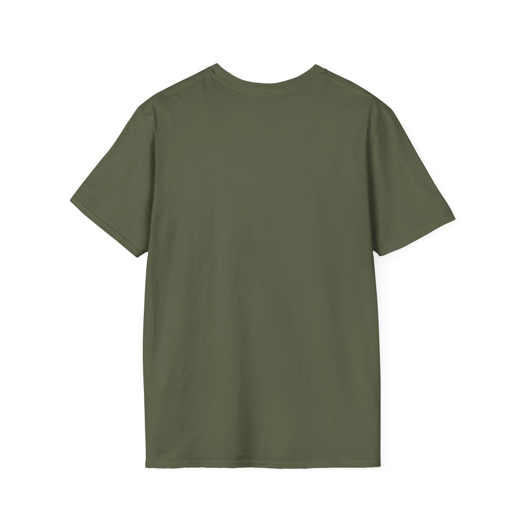 T-Shirt — Blue Coffee Cup "News Time" Graphic
