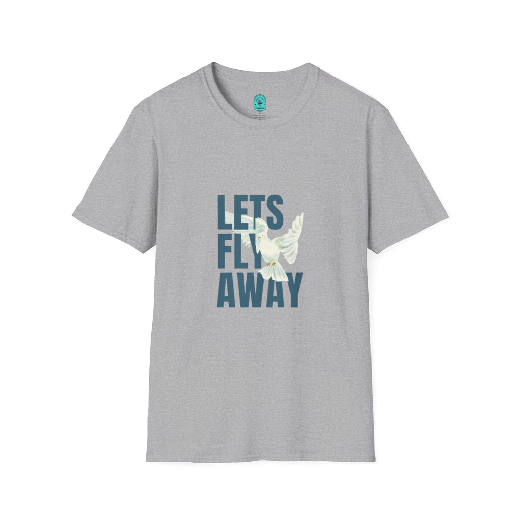 Lets Fly Away T-Shirt — Tropical Bird Travel Tee