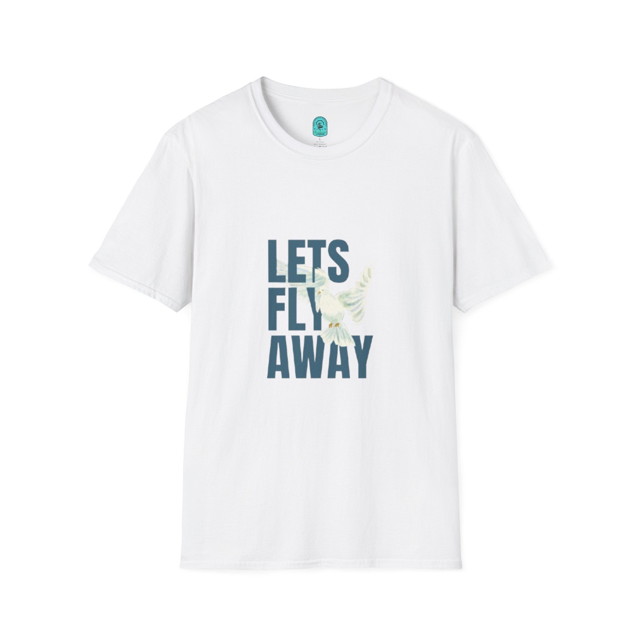 Lets Fly Away T-Shirt — Tropical Bird Travel Tee