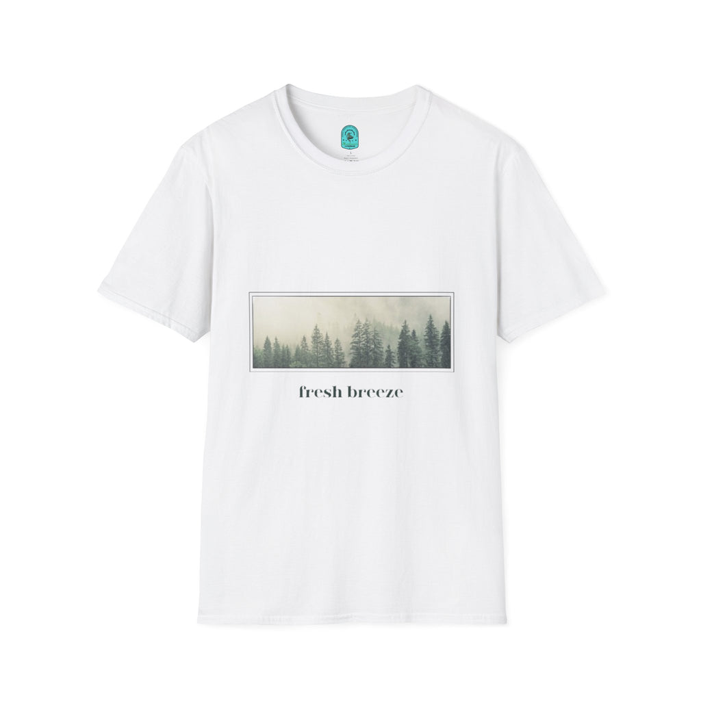 Forest Mist T-Shirt — "fresh breeze" Nature Graphic Tee