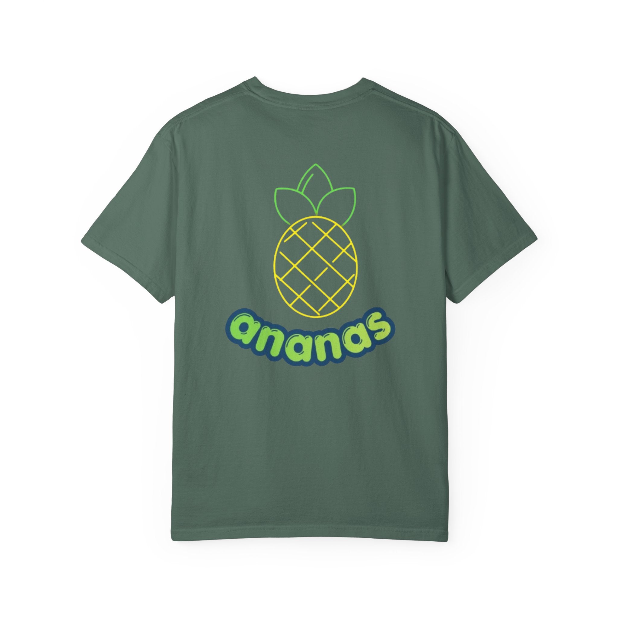 Pineapple 'ananas' Graphic T-Shirt — Tropical Retro Fruit Tee