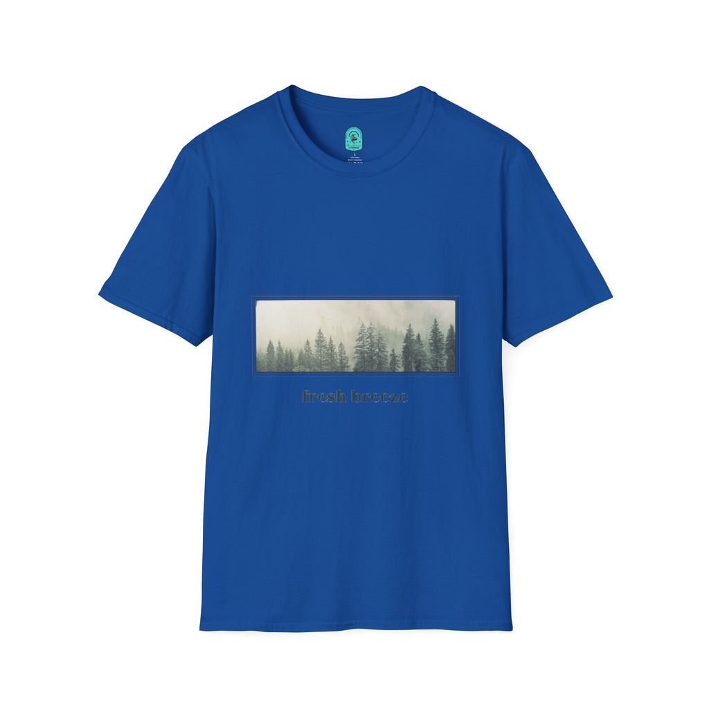 Forest Mist T-Shirt — "fresh breeze" Nature Graphic Tee