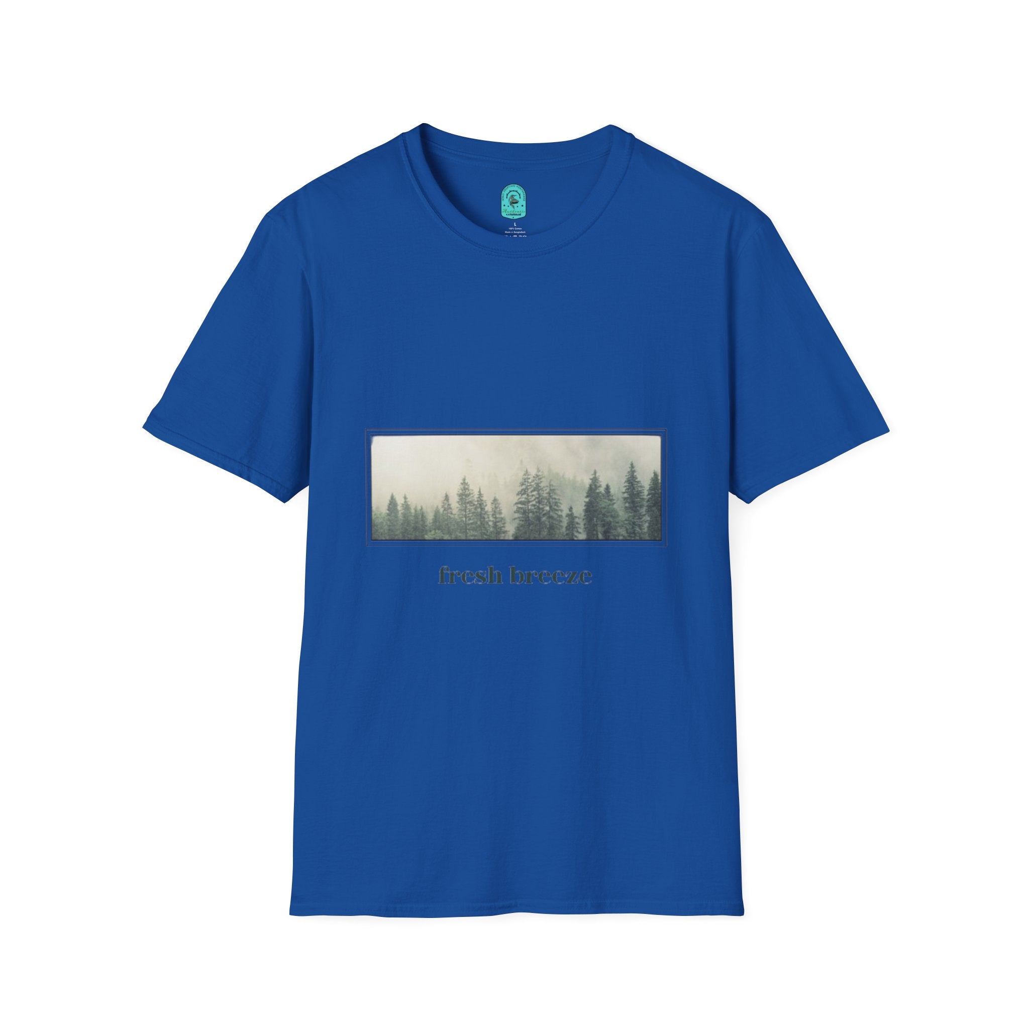 Forest Mist T-Shirt — "fresh breeze" Nature Graphic Tee