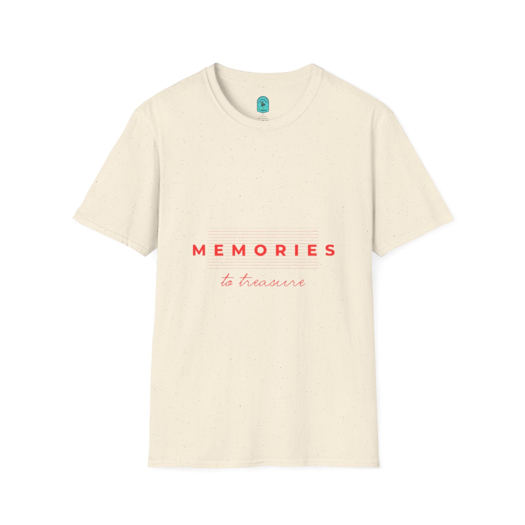 Memories Tee — "Memories to Treasure" Minimalist Casual T-Shirt