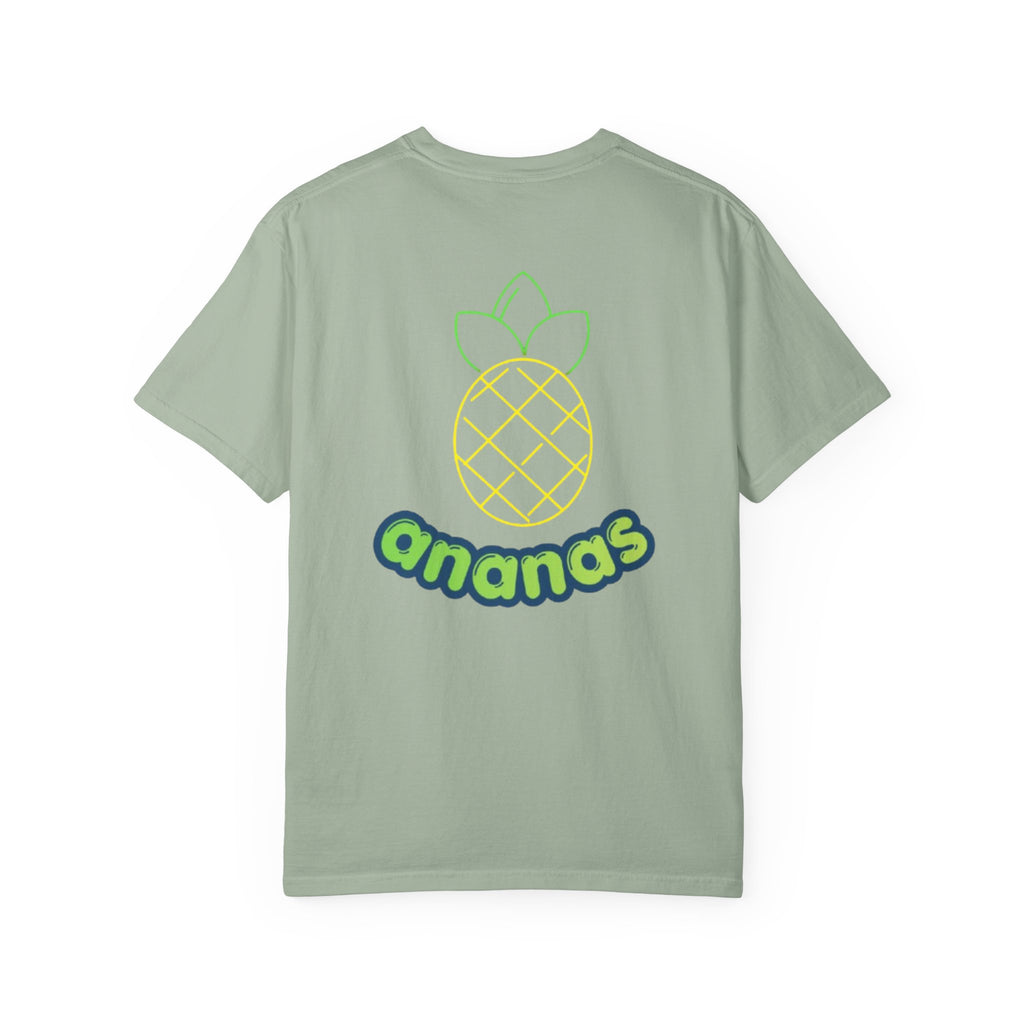 Pineapple 'ananas' Graphic T-Shirt — Tropical Retro Fruit Tee
