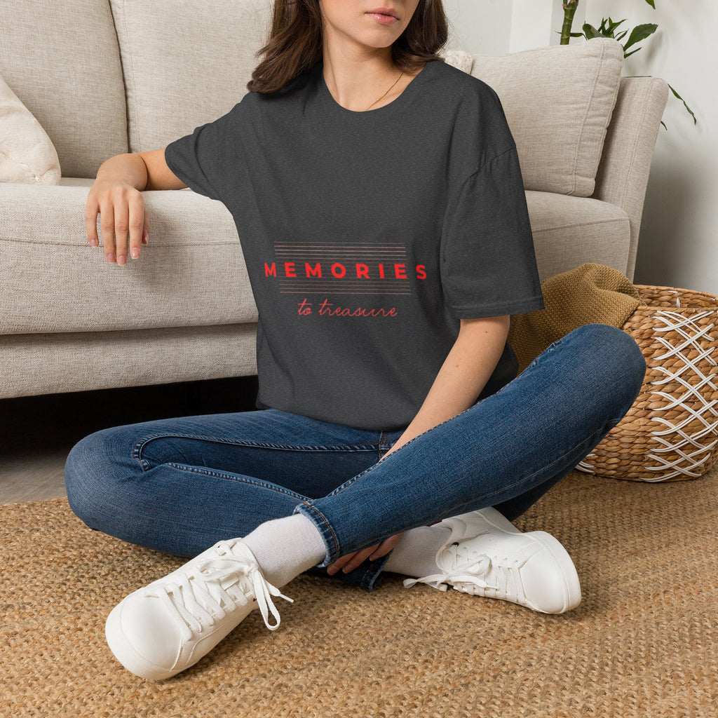 Memories Tee — "Memories to Treasure" Minimalist Casual T-Shirt