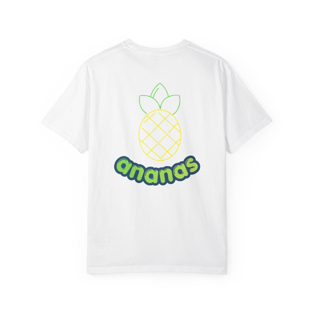 Pineapple 'ananas' Graphic T-Shirt — Tropical Retro Fruit Tee
