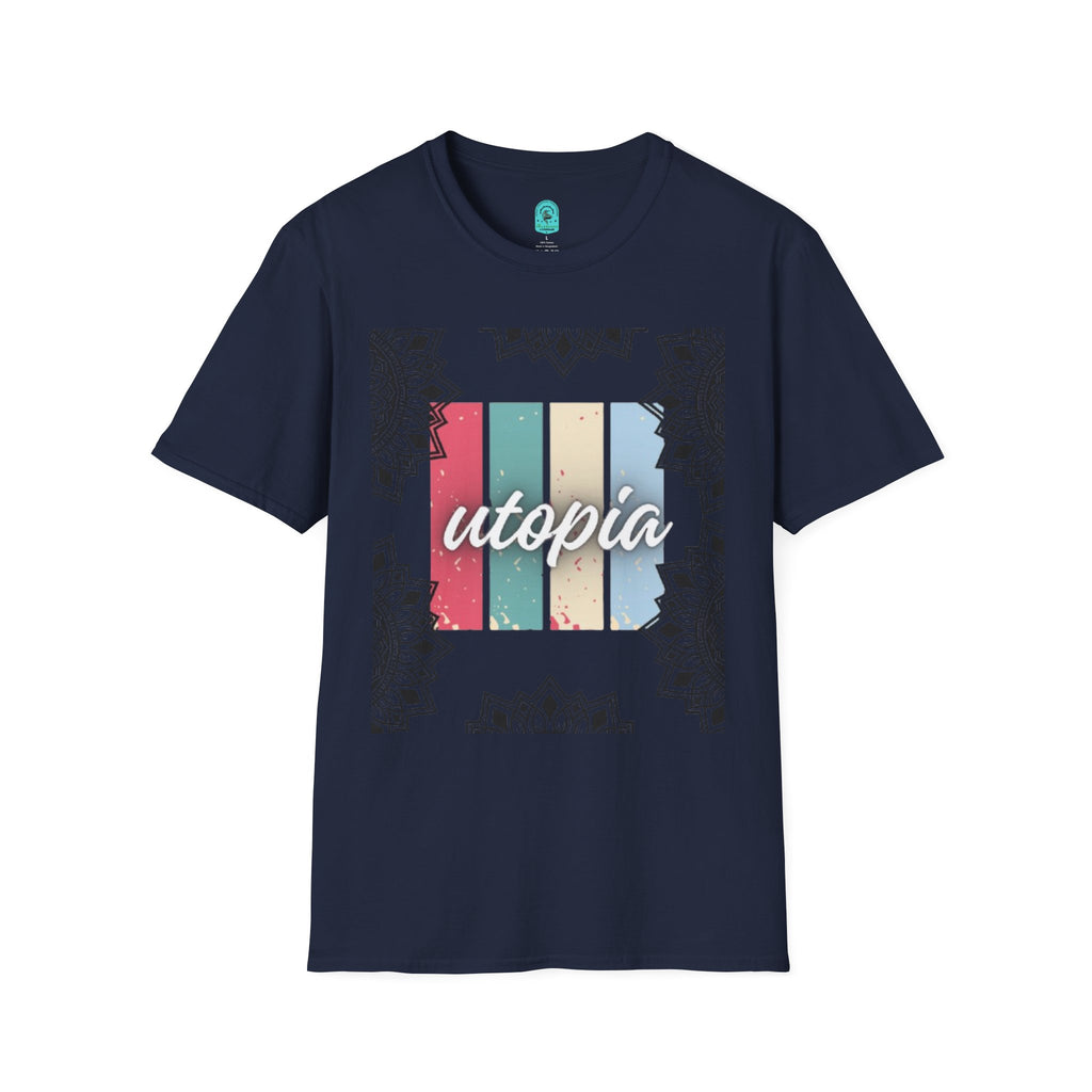 Utopia Retro Stripe Mandala T-Shirt