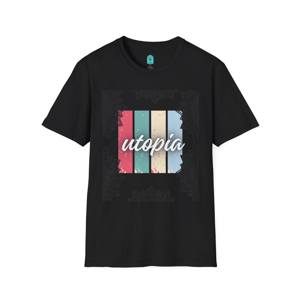 Utopia Retro Stripe Mandala T-Shirt