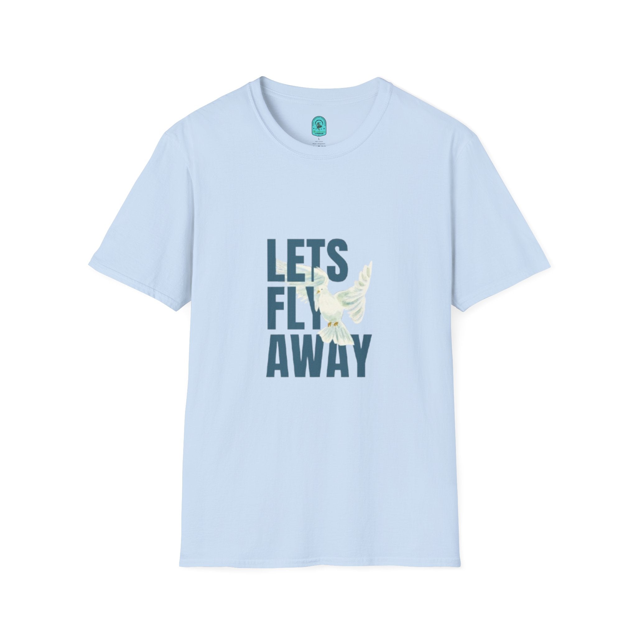 Lets Fly Away T-Shirt — Tropical Bird Travel Tee