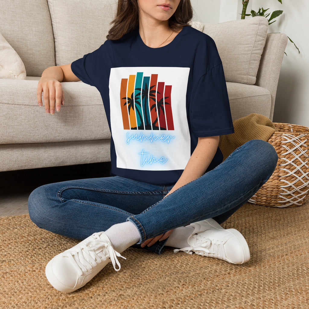 Retro Palm Beach T-Shirt